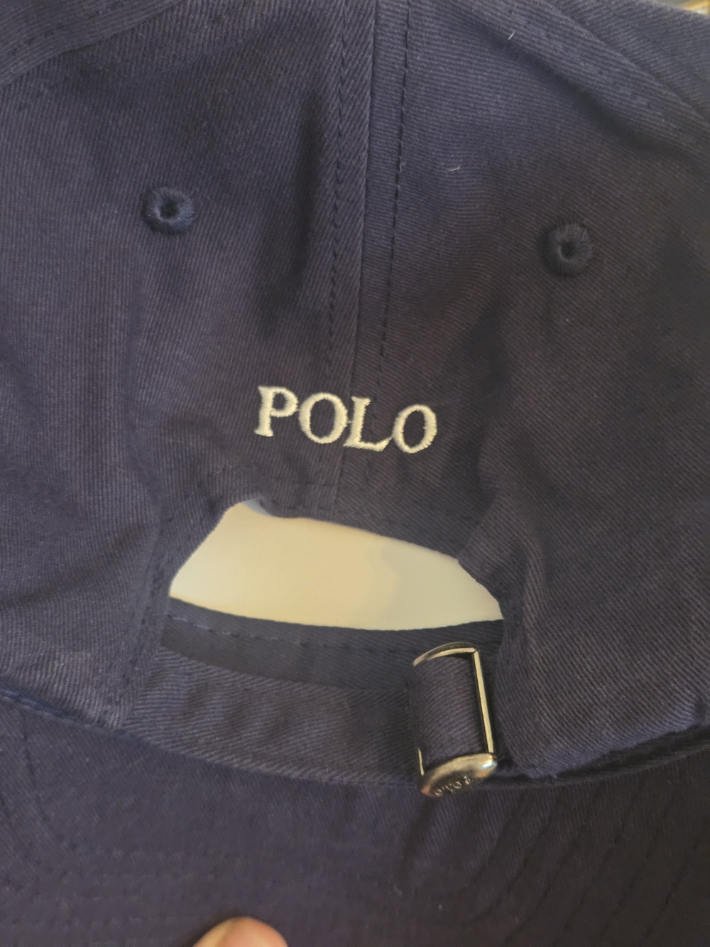 Polo by Ralph Lauren Navy Blue Polo Pony Baseball Cap - Picture 3 of 3